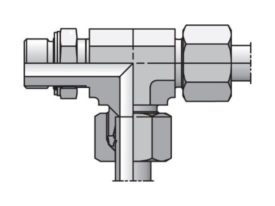 Picture of LEE10ZLRCF - EO/EO-2 Tee, Adjustable Run - LEE-R