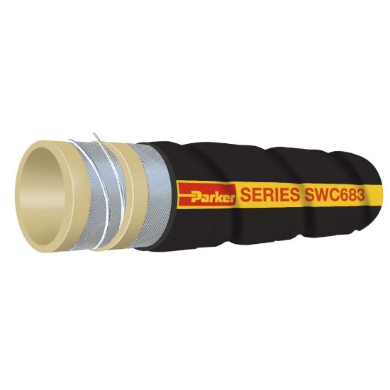 Picture of SWC683-1000 - TITANFLEX® MODIFIED XLPE CORRUGATED CHEMICAL SUCTION HOSE