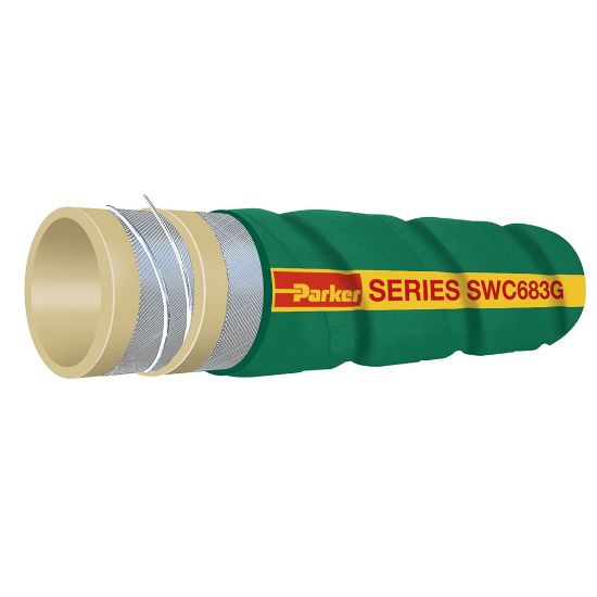 Picture of SWC683G-3000 - TITANFLEX® MODIFIED XLPE CORRUGATED CHEMICAL SUCTION HOSE
