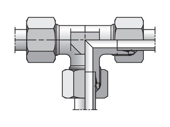 Picture of T06LCF - EO/EO-2 Tee, Union - T