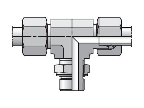 Picture of TEE12ZLRCF - EO/EO-2 Tee, Adjustable Branch - TEE-R