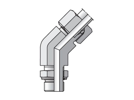 Picture of VEE10LRCF - EO/EO-2 45° Elbow, Adjustable - VEE-R