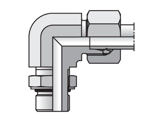 Picture of WEE16S7/8UNFCF - EO/EO-2 90° Elbow, Adjustable - WEE-UNF
